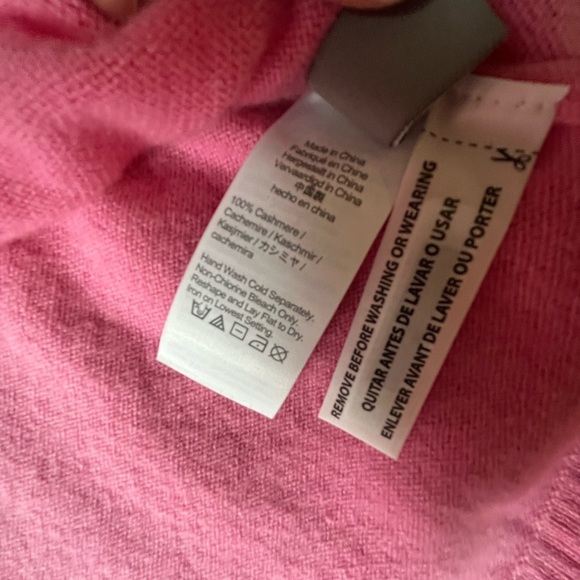 J. Crew 100% Cashmere Short Sleeved Pink Sweater Woman’s Sz S Luxury Barbie - Picture 7 of 10